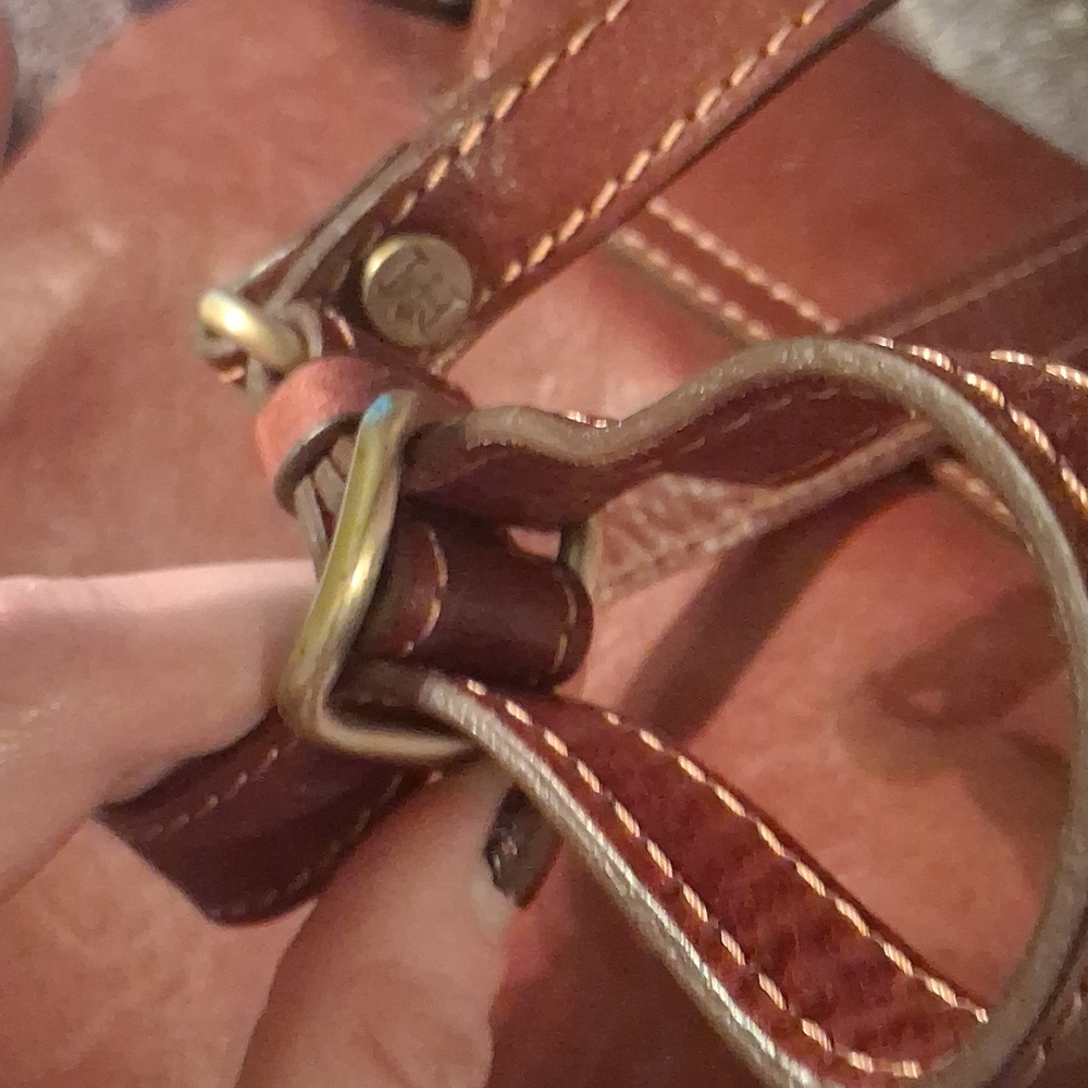 Cuoieria Fiorentina Clearence From $400 Brown Leather Messenger Bag - Picture 16 of 16